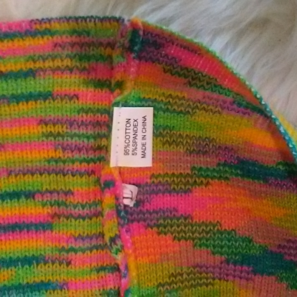 Knit V-Neck Halter Coverup Dress sz Large 🎉 HP - Picture 6 of 7